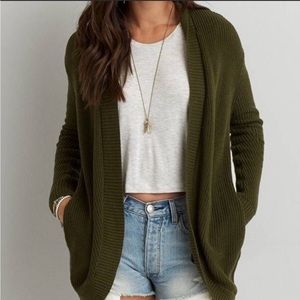 Green Cardigan
